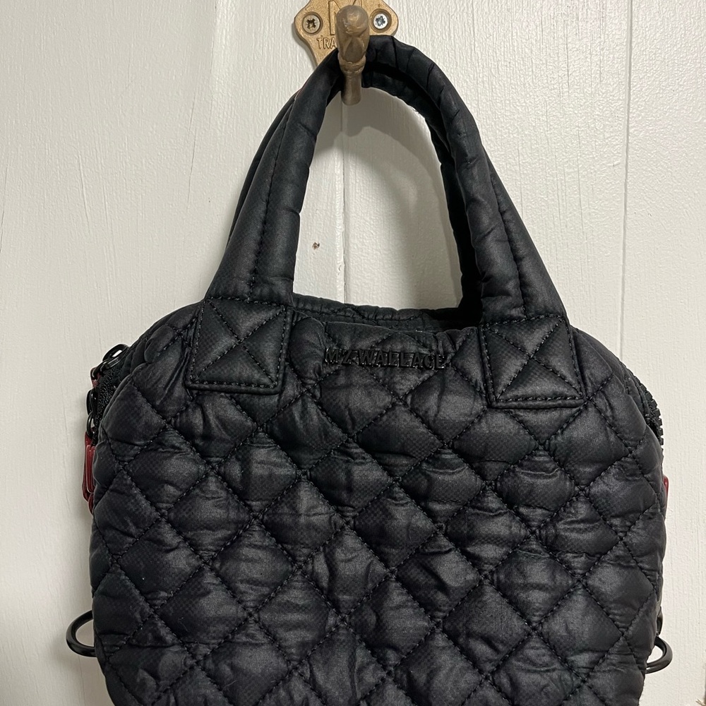 MZ WALLACE SMALL SUTTON TOTE IN BLACK